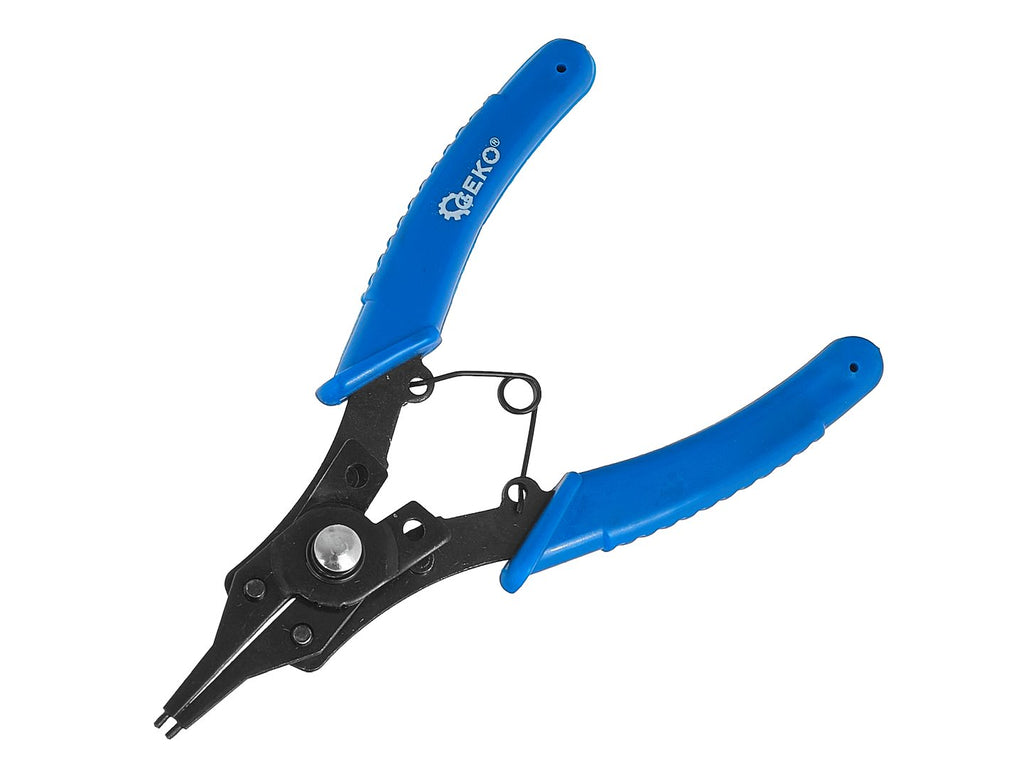 Circlip pliers with four interchangeable tips, 160 mm