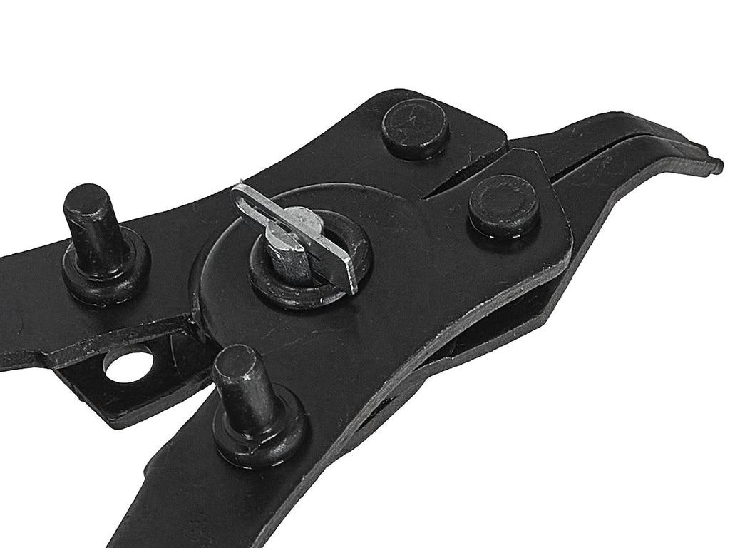 Circlip pliers with four interchangeable tips, 160 mm