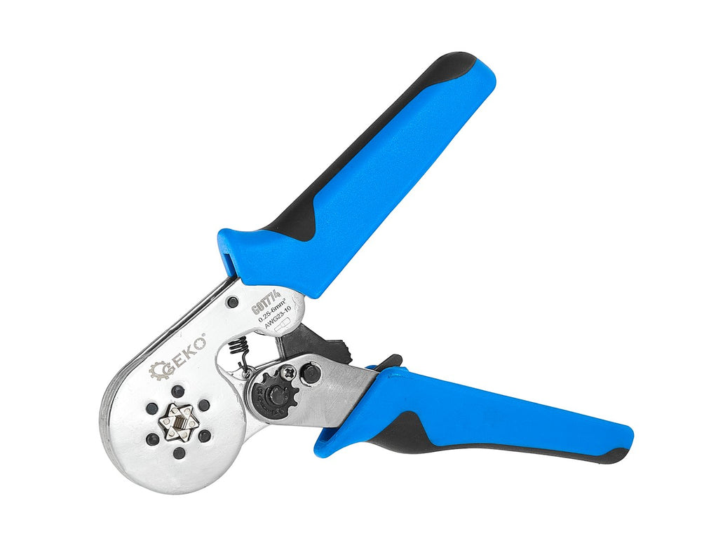 Self-adjustable hexagonal crimping tool 0.25–6 mm2
