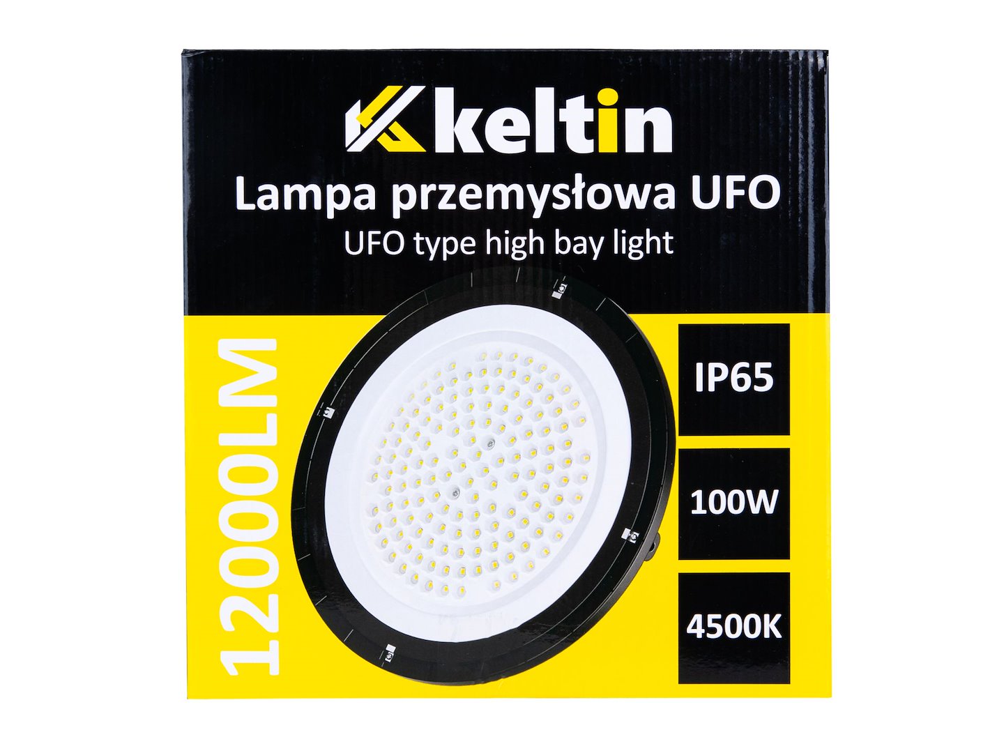 UFO type LED high bay light 100W 12000LM 4500K IP65