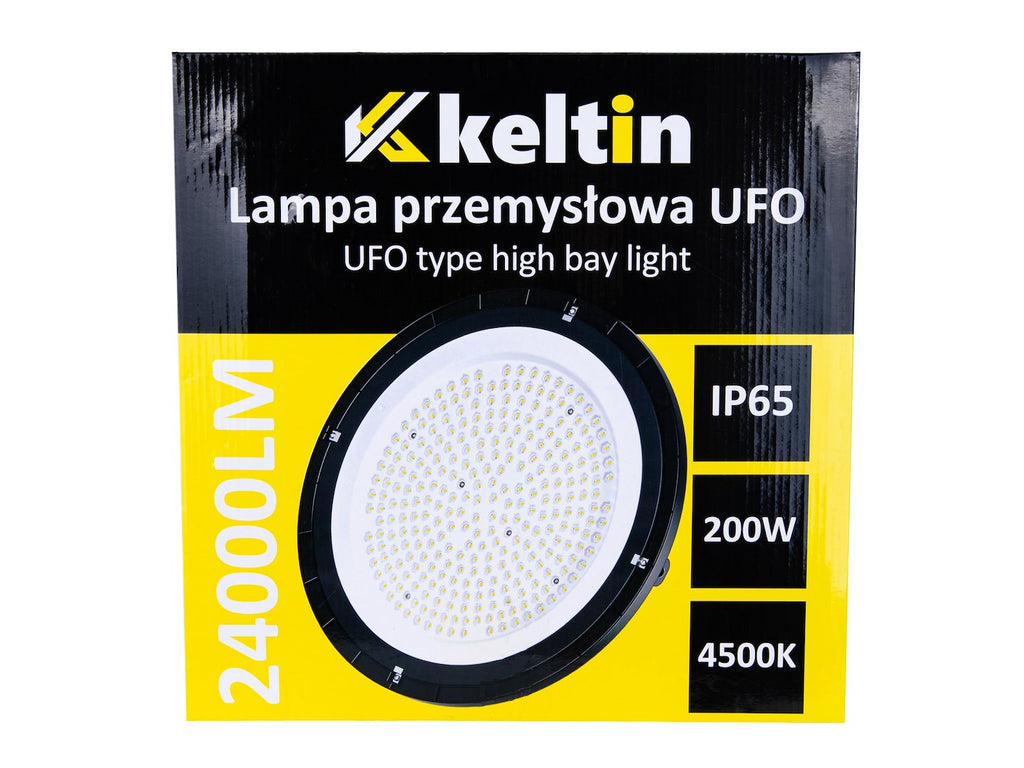 UFO type LED high bay light 200W 24000LM 4500K IP65