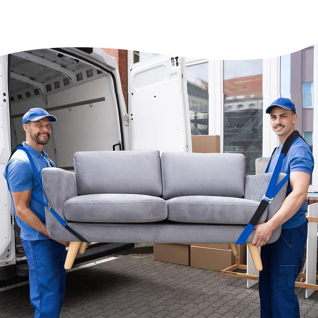 Furniture carrying belts with braces 2.9 m / 370 kg / 50 mm