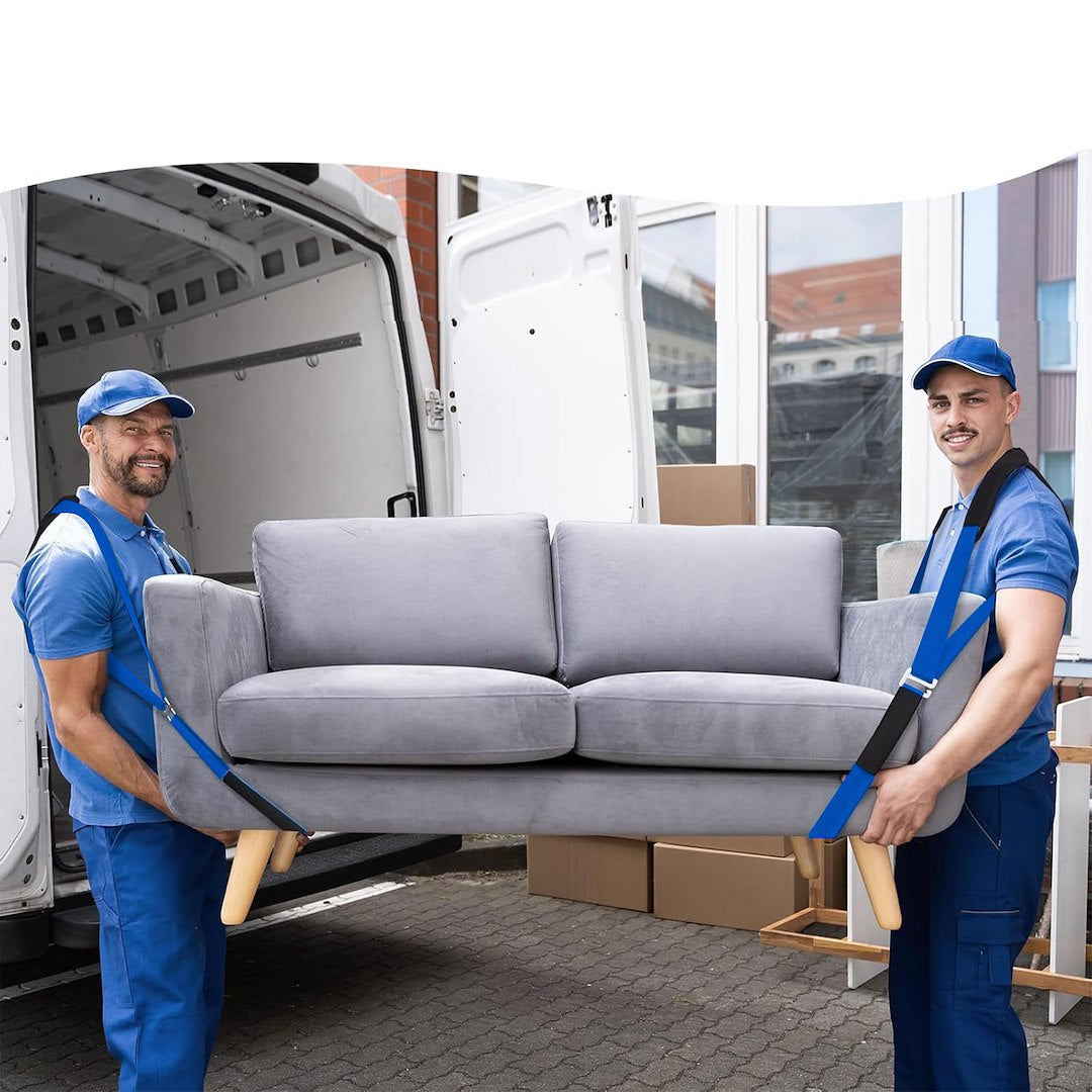 Furniture carrying belts with braces 2.9 m / 370 kg / 50 mm