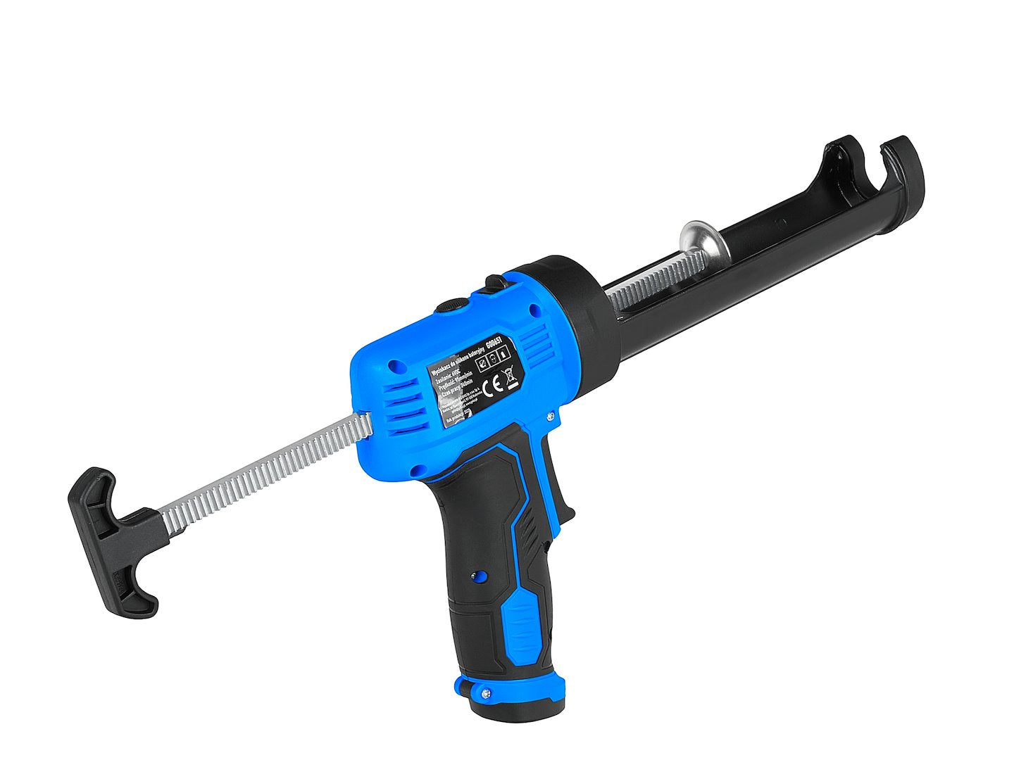 Battery-operated caulk gun