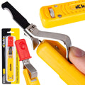 Wire stripping tool with hook knife 8-28 mm