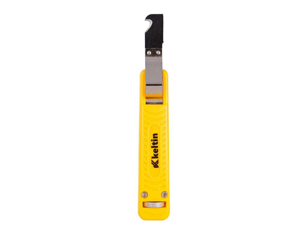 Wire stripping tool with hook knife 8-28 mm