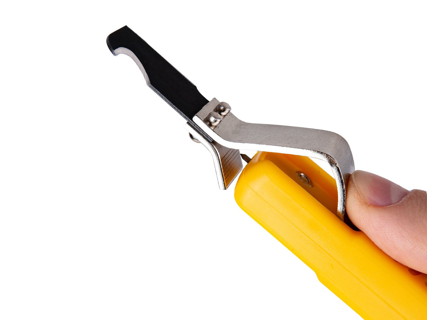 Wire stripping tool with hook knife 8-28 mm