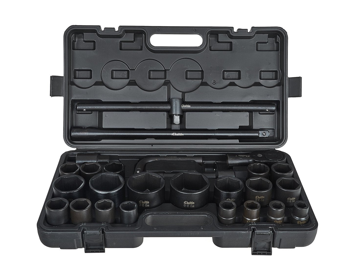 6-point impact socket set 3/4" & 1" drive 17–65 mm 26 pcs