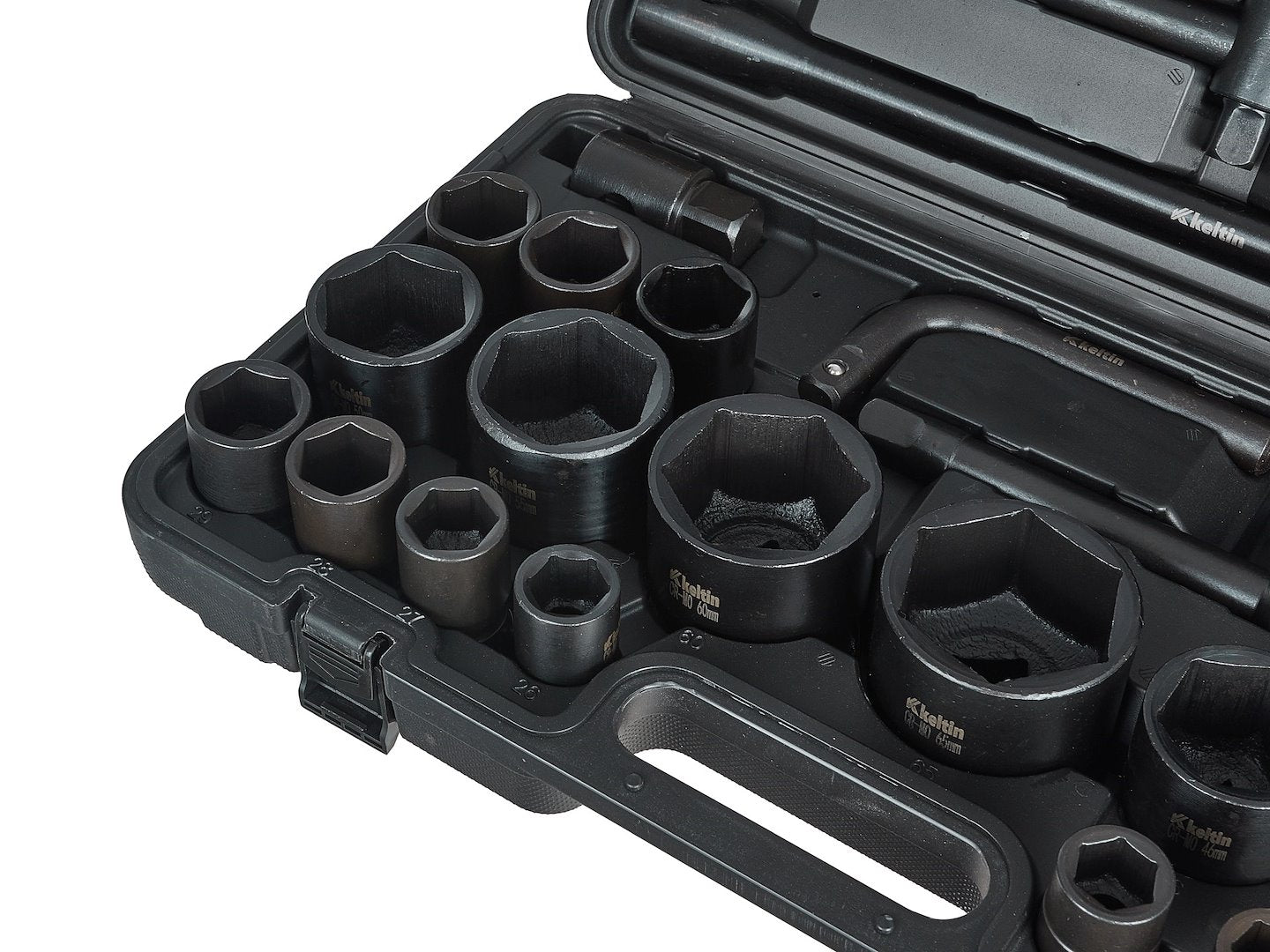 6-point impact socket set 3/4" & 1" drive 17–65 mm 26 pcs