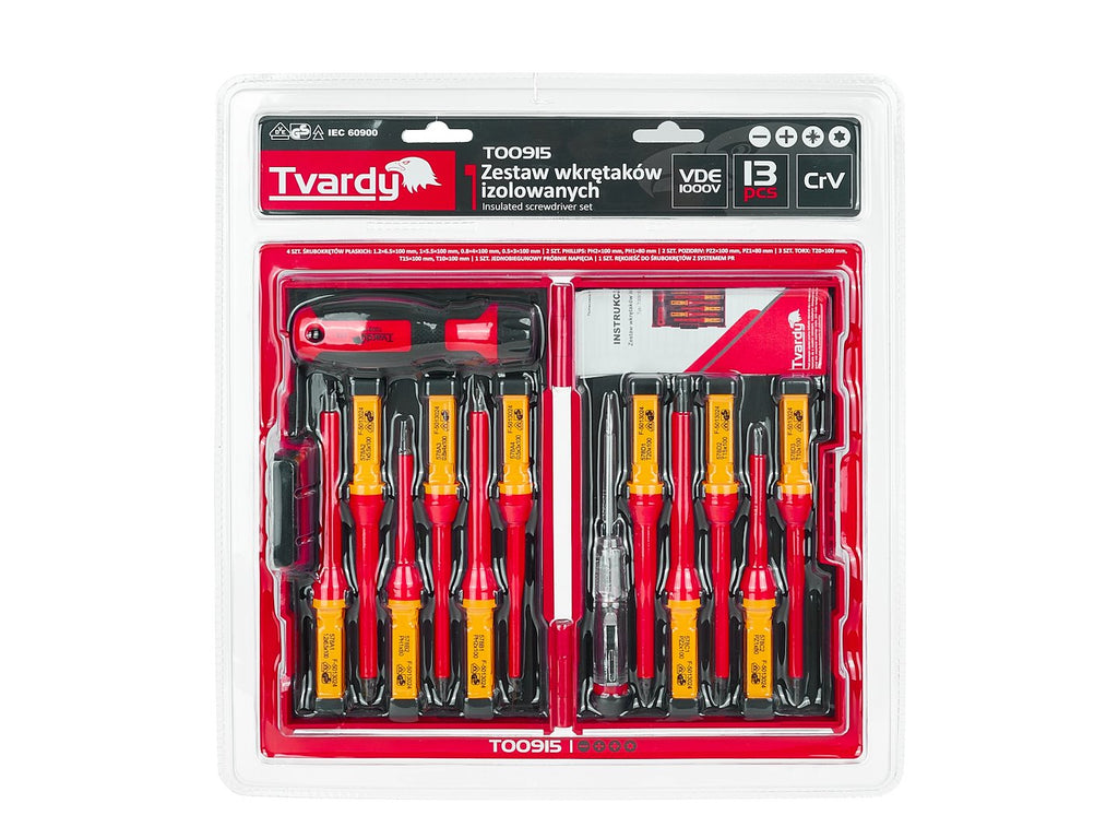 Set of 13 Insulated VDE Screwdrivers