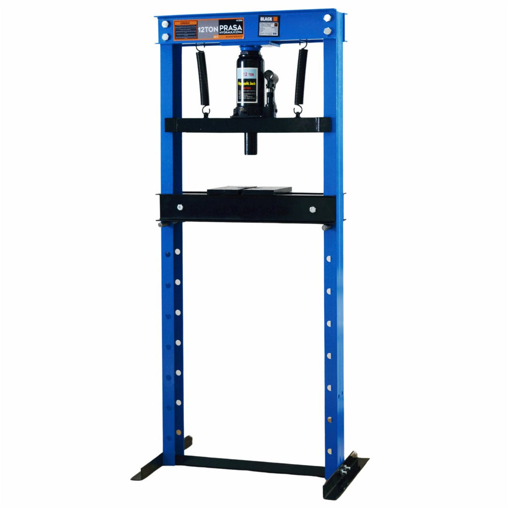 12T Hydraulic Workshop Press with Accessories