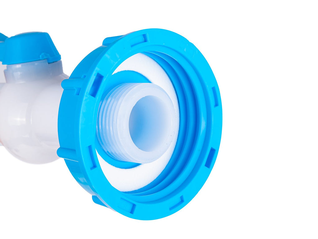 IBC set - S60x6 adaptor + 32 mm hose tap 45°