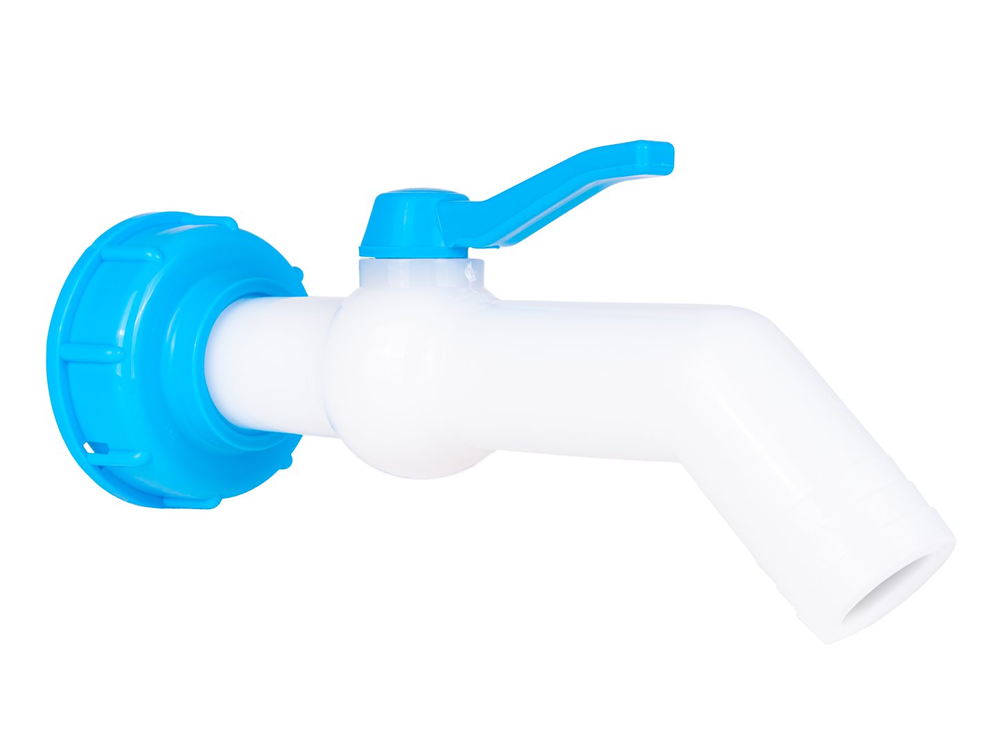 IBC set - S60x6 adaptor + 32 mm hose tap 45°