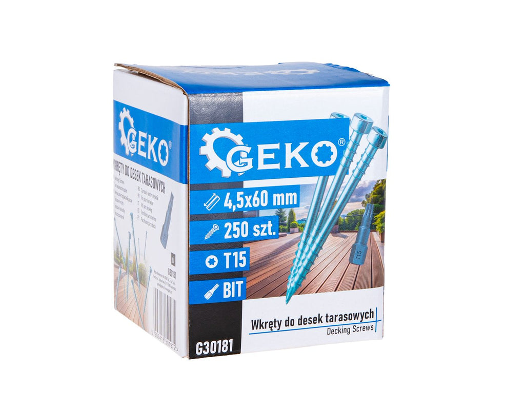 Decking Screws + T20 Insert Bit