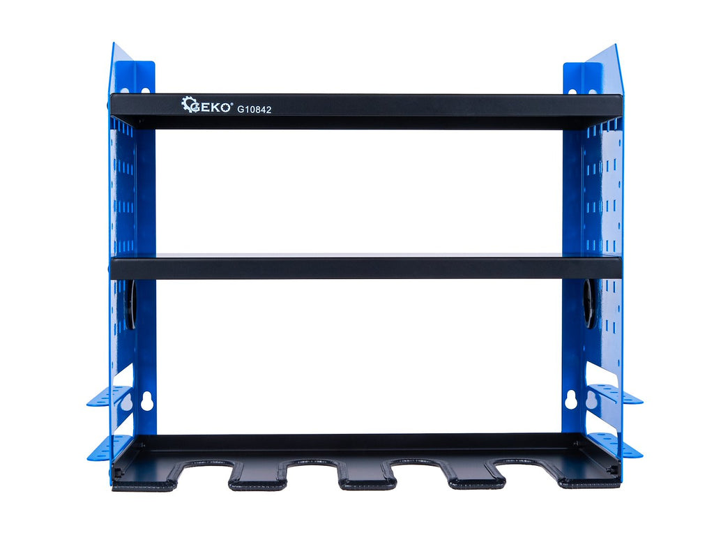 4-Slot Metal Power Tool Shelf
