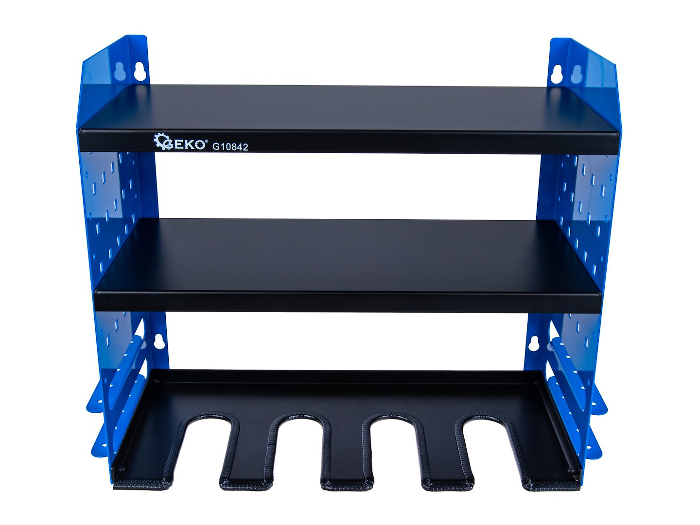 4-Slot Metal Power Tool Shelf