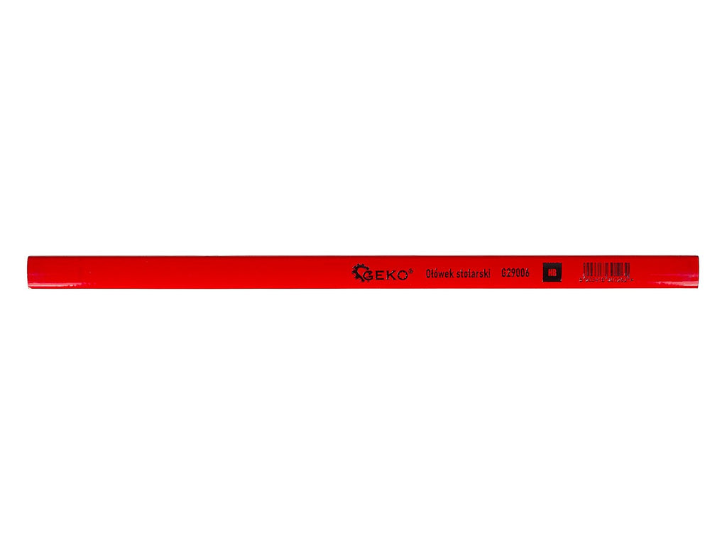 Carpenter's pencil, 240 mm, HB, 100 pcs – display box
