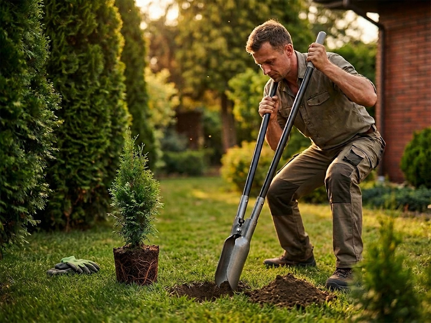 145 cm Post Hole Digger — HARD-LINE series