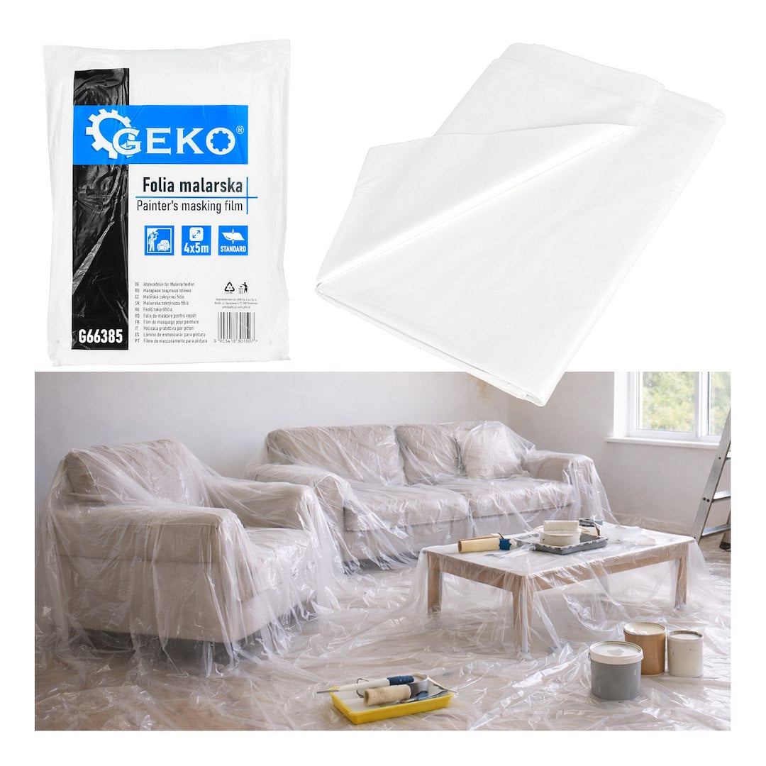 Painter's masking film 4 × 5 m / standard