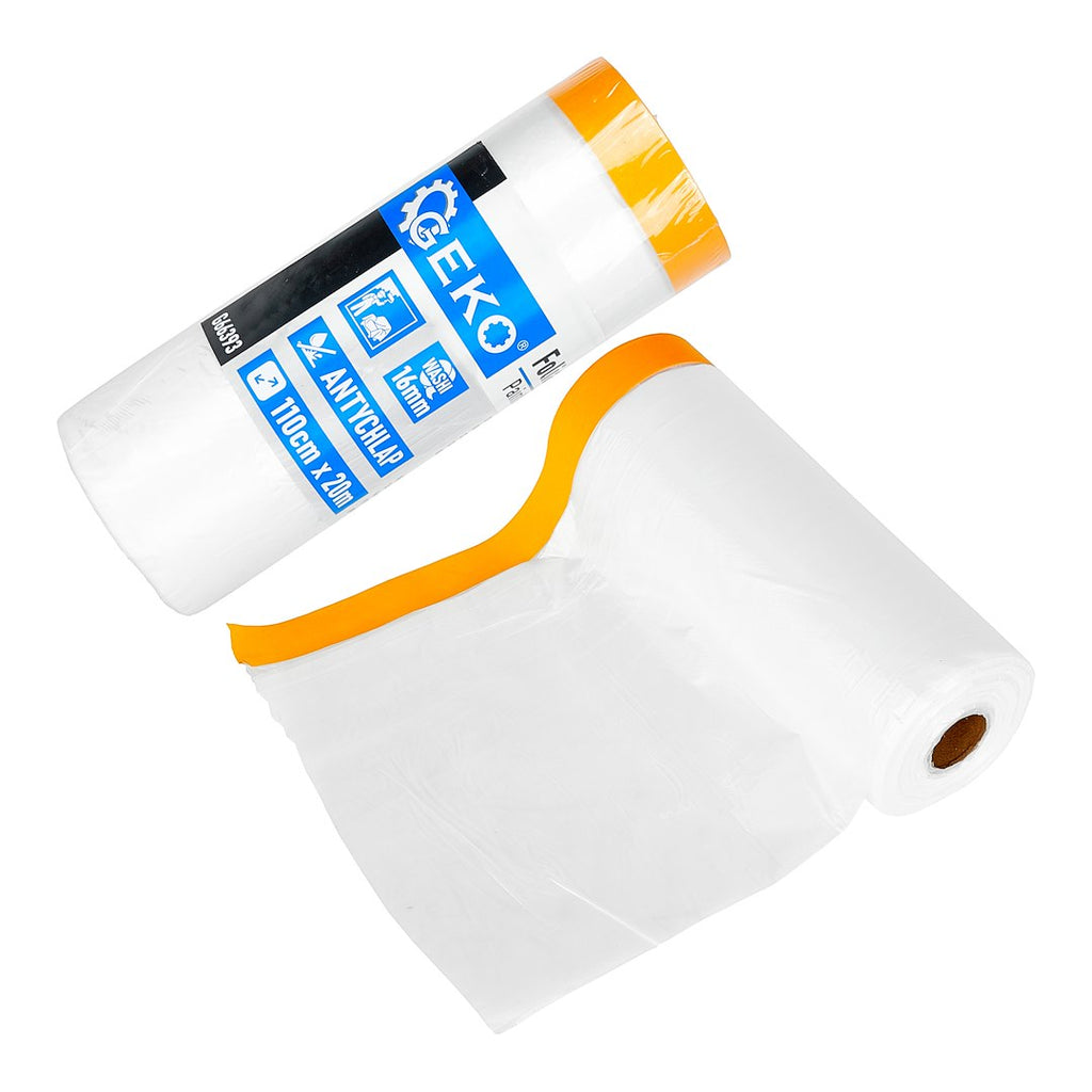 Painter's masking film with washi tape, 110 cm × 20 m / 16 mm