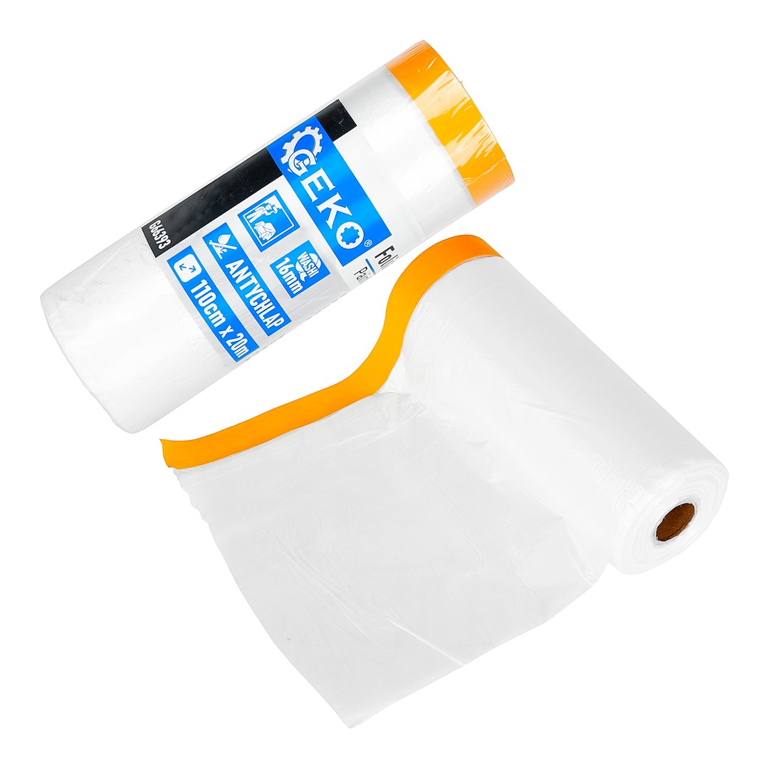 Painter's masking film with washi tape, 110 cm × 20 m / 16 mm