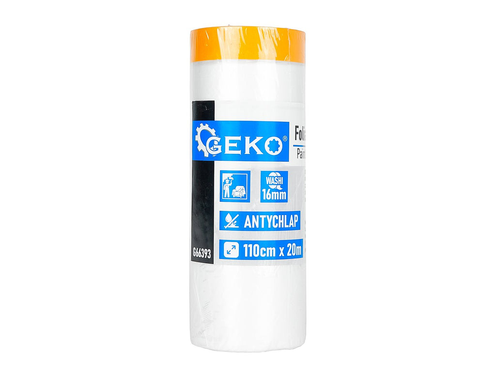 Painter's masking film with washi tape, 110 cm × 20 m / 16 mm