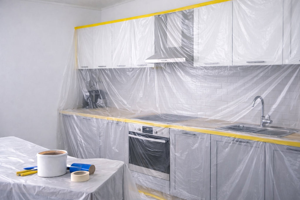 Painter's masking film with washi tape, 110 cm × 20 m / 16 mm