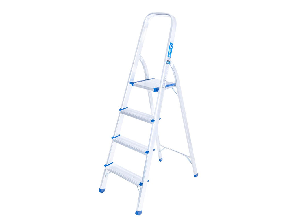 Aluminum 4-step household ladder, 150 kg