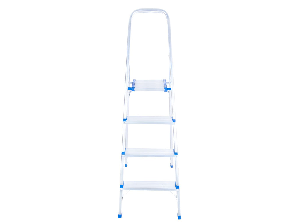 Aluminum 4-step household ladder, 150 kg
