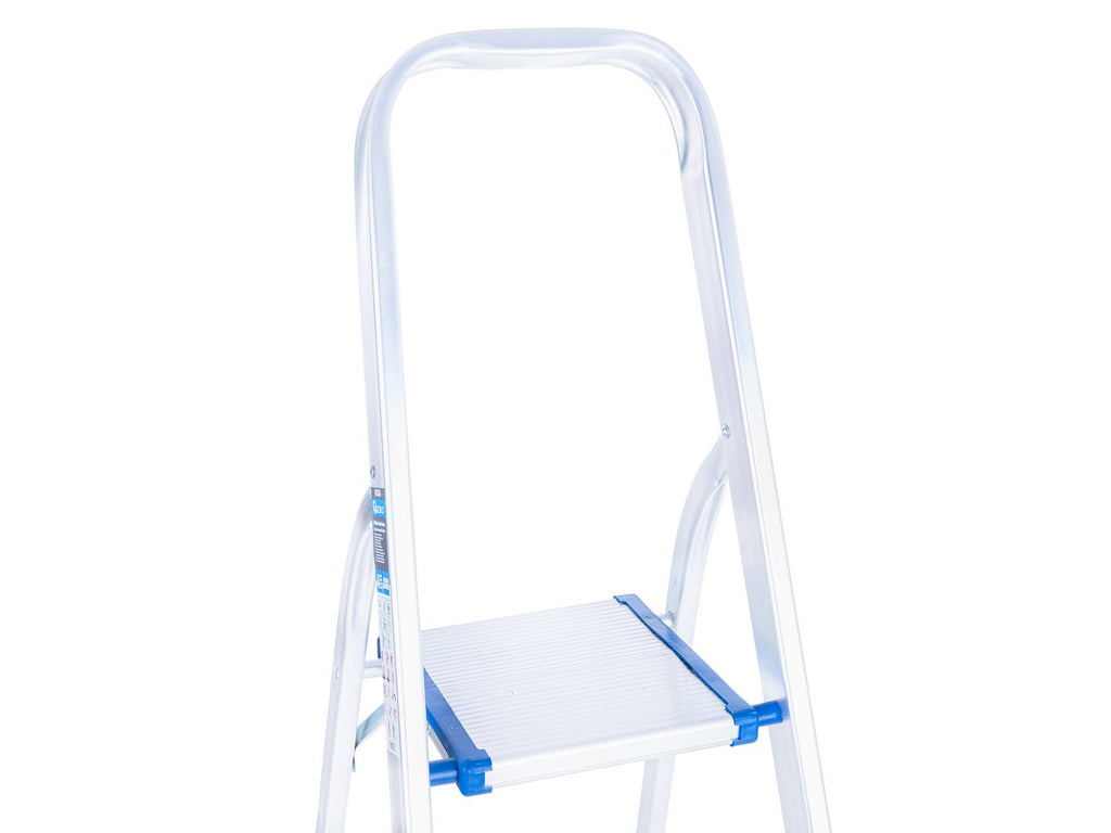 Aluminum 4-step household ladder, 150 kg