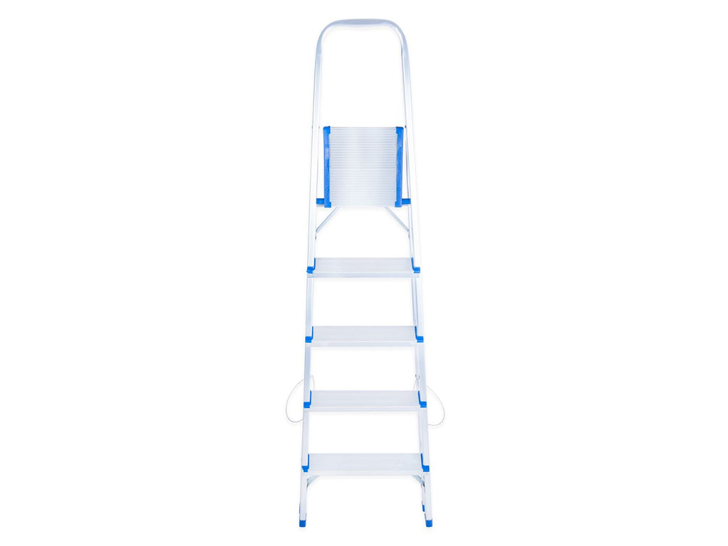 Aluminum 5-step household ladder, 150 kg