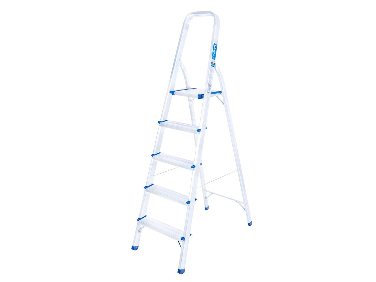Aluminum 5-step household ladder, 150 kg