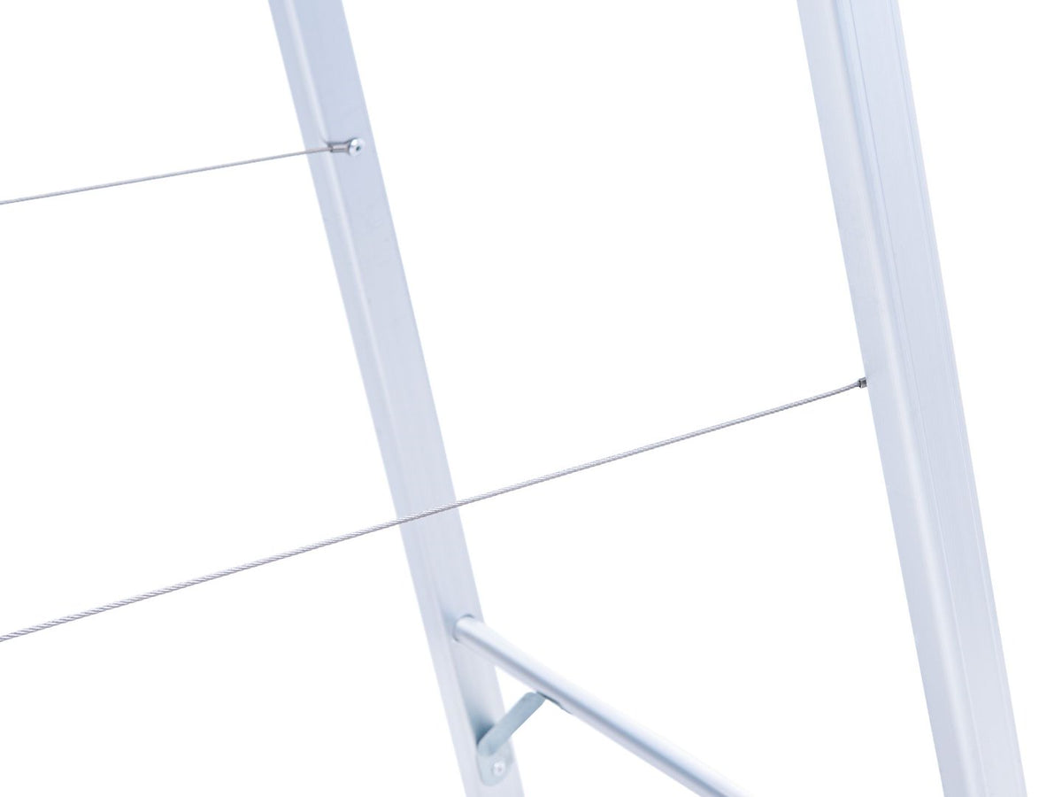 Aluminum 5-step household ladder, 150 kg