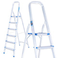 Aluminum 6-step household ladder 150 kg