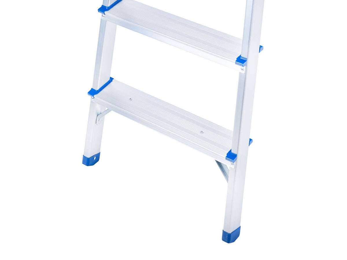 Aluminum 6-step household ladder 150 kg