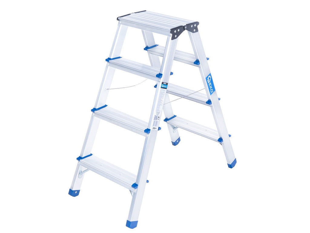 Aluminum 4-Step Double-Sided Ladder, 150 kg