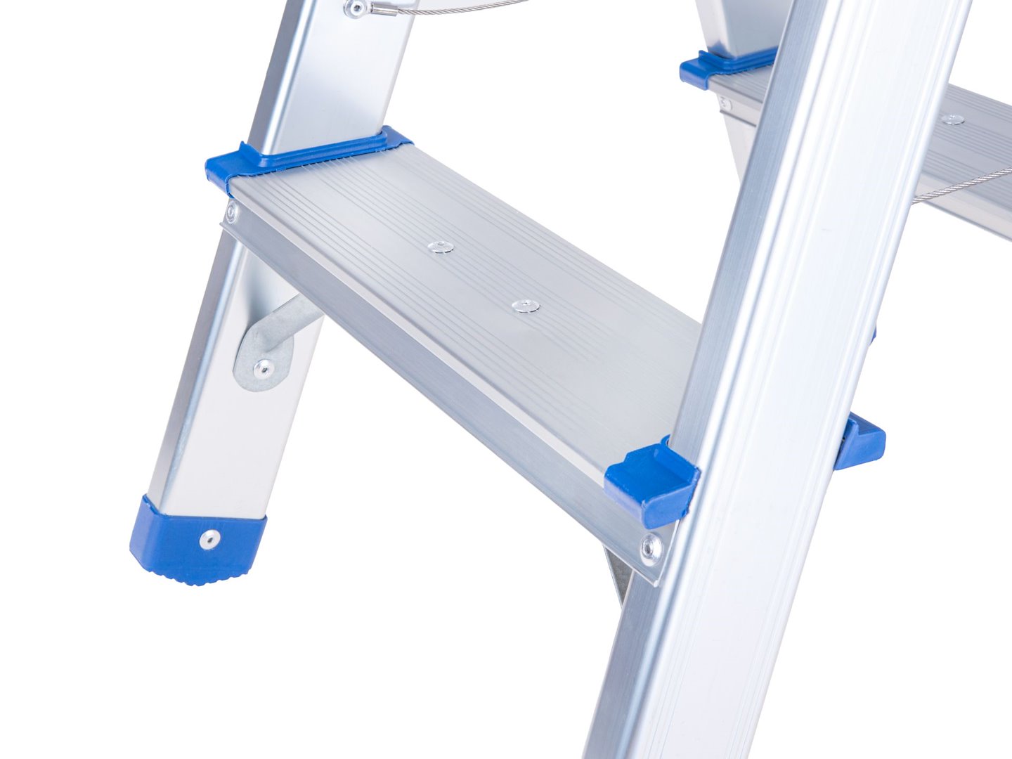 Aluminum 4-Step Double-Sided Ladder, 150 kg