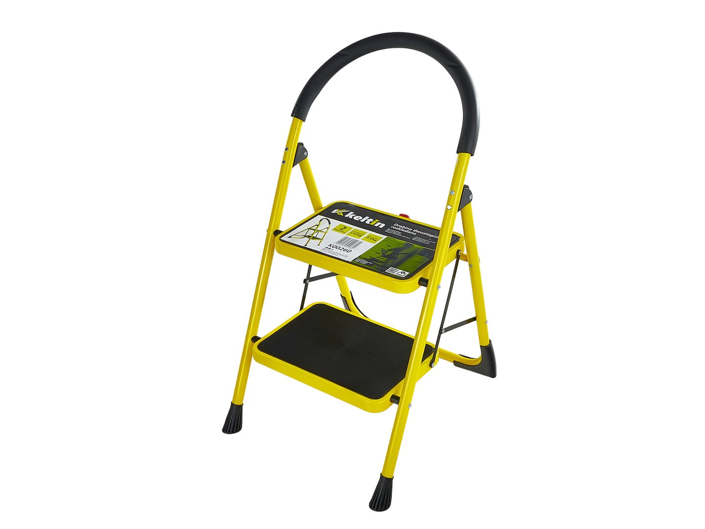 Foldable 2-step ladder