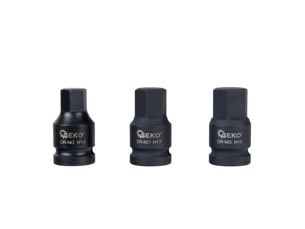 8 pcs 1/2" 12-pt impact socket set