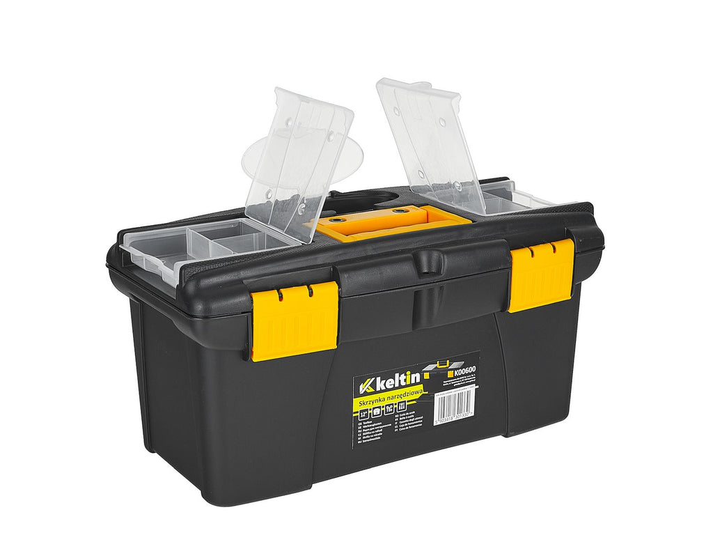 12" Plastic Tool Box with Organizer