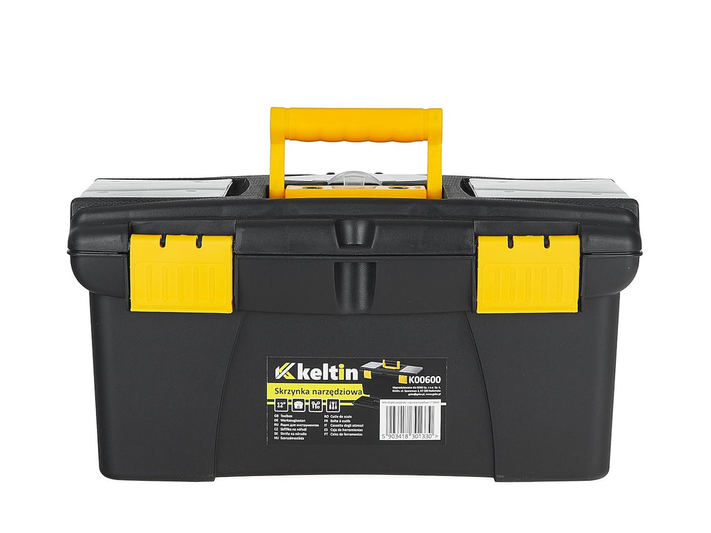 12" Plastic Tool Box with Organizer