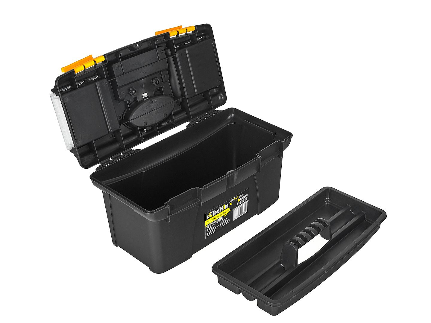 12" Plastic Tool Box with Organizer