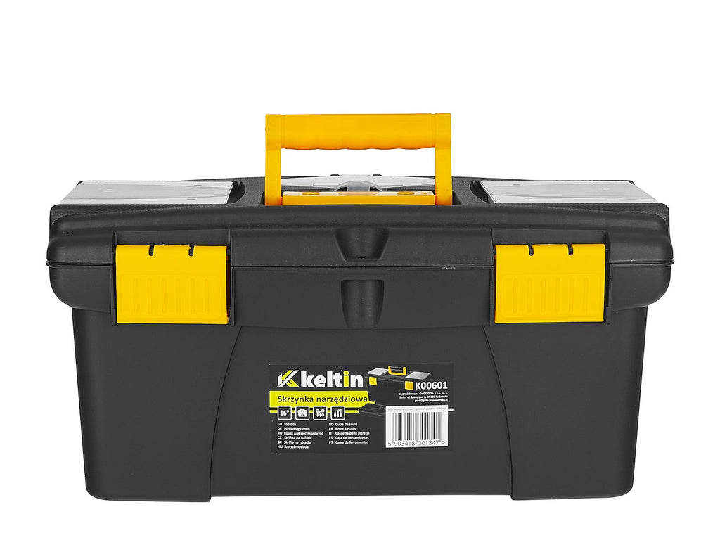 16" Plastic Toolbox with Organizer