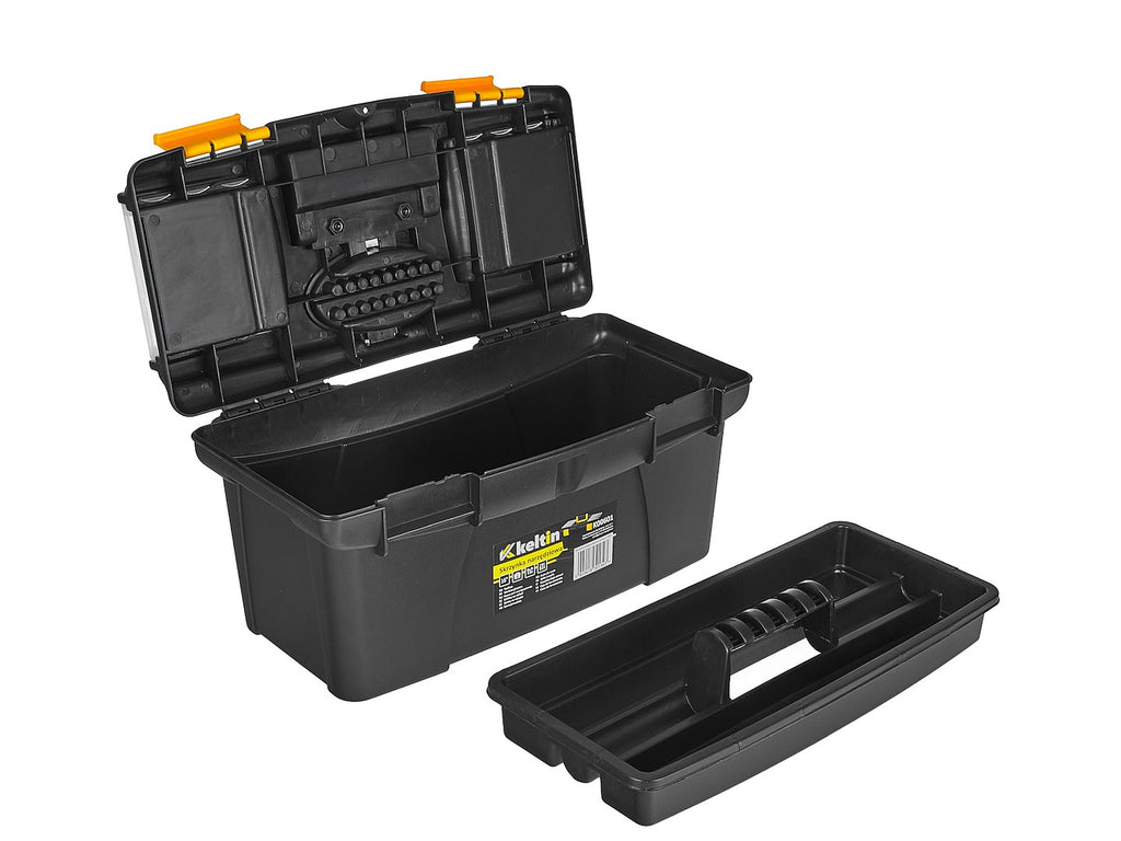 16" Plastic Toolbox with Organizer