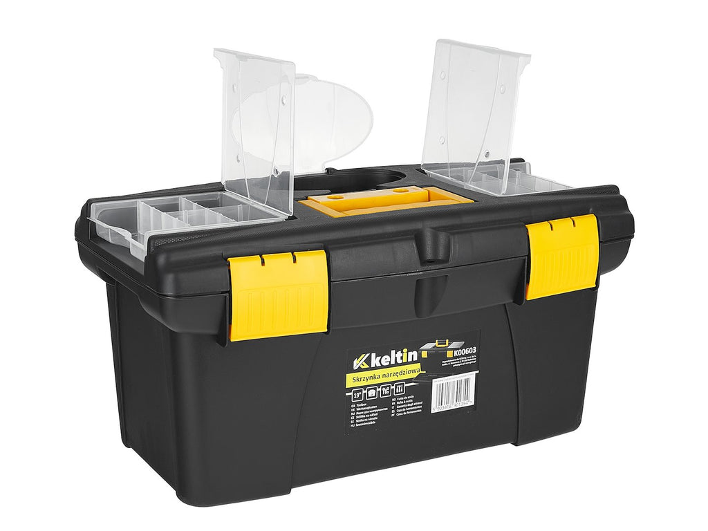 19" Plastic Toolbox with Organizer