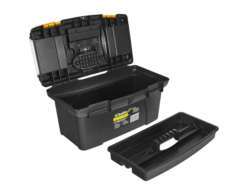 19" Plastic Toolbox with Organizer