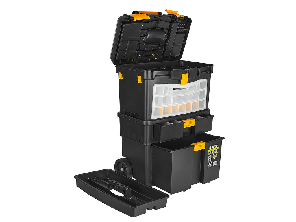 Plastic Tool Trolley with Removable Organizer