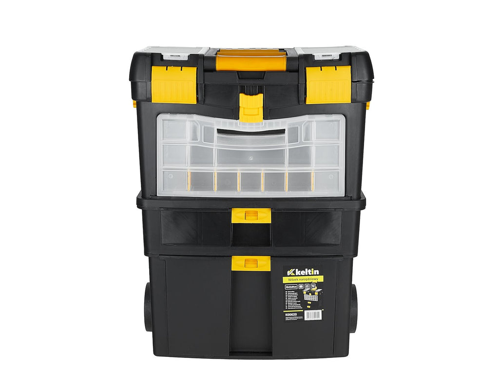 Plastic Tool Trolley with Removable Organizer