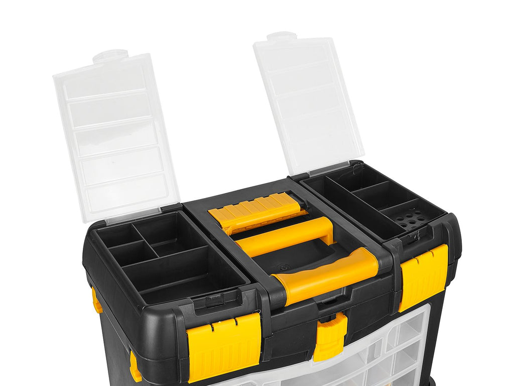 Plastic Tool Trolley with Removable Organizer