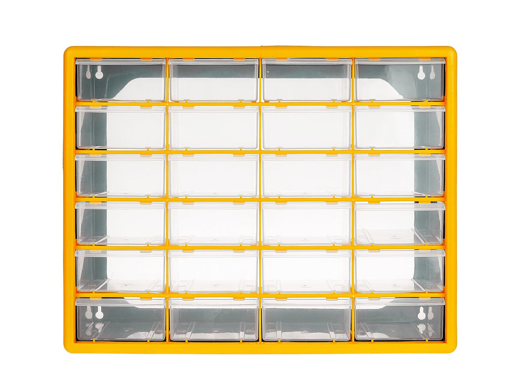 24-Drawer Plastic Storage Organizer